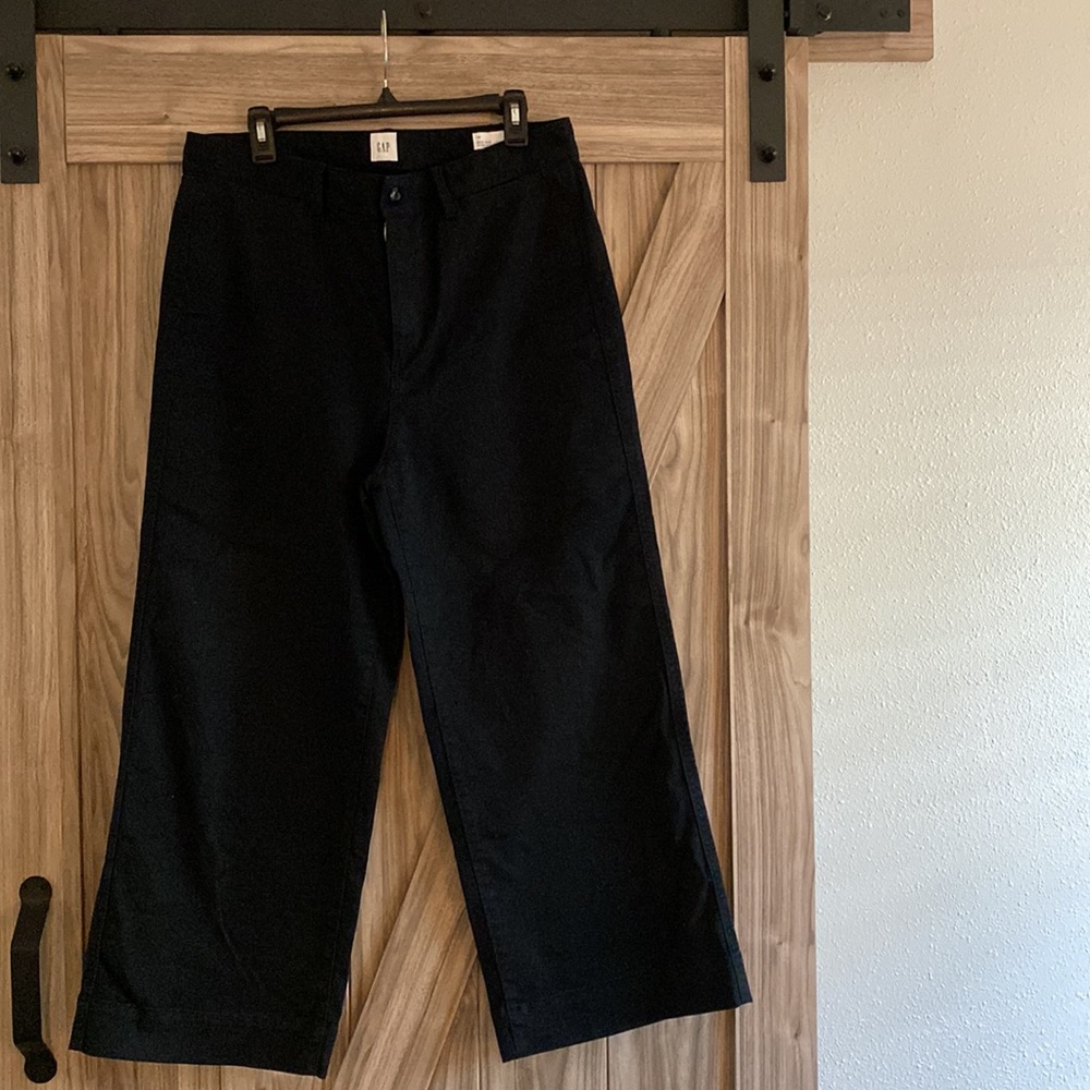GAP High Rise Wide-Leg Crop Size 14